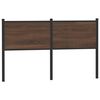 vidaXL Replace Headboard Brown Oak 140 cm Engineered Wood and Steel