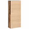 vidaXL Highboard Old Wood 80 x 35 x 180 cm Engineered wood