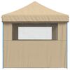 vidaXL Party Tent Folding Beige 292 x 440 x 315 cm Oxford Fabric