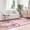 vidaXL Shaggy Rug High Pile NAVARRA Dusty Pink 130x200 cm Polyester
