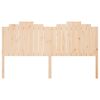 vidaXL Bed Headboard 186x4x110 cm Solid Wood Pine