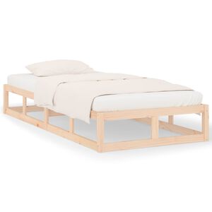 vidaXL Bed Frame without Mattress 90x200 cm Solid Wood