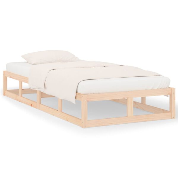 vidaXL Bed Frame without Mattress 90x200 cm Solid Wood