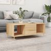 vidaXL Coffee Table Sonoma Oak 102x50x40 cm Engineered Wood