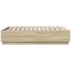vidaXL Bed Frame without Mattress Sonoma Oak 135x190 cm Double