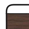 vidaXL Metal Bed Frame without Mattress Brown Oak 200x200 cm