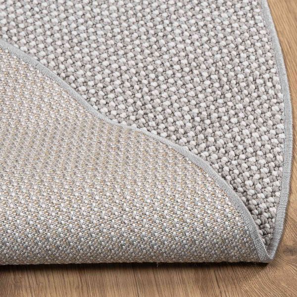 vidaXL Area Rugs Round LUGO Cream and Grey &Oslash; 120 CM Polyester