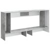 vidaXL Console Table Concrete Grey 155 x 29 x 74 cm Engineered Wood