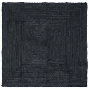 vidaXL Area Rug Dark Grey 300 x 300 cm Jute