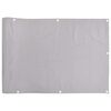 vidaXL Balcony Privacy Screen Grey 500x120 cm PVC