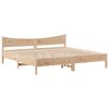 vidaXL Bed Frame with Drawers 180x200 cm Super King Solid Wood Pine