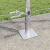 vidaXL Fence Post Silver 100 x 1.2 m (25 mm mesh) Steel