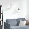 vidaXL Floating Wall Shelves 2 pcs White 23x23.5x3.8 cm MDF