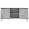 vidaXL TV Cabinet Concrete Grey 104x35x50 cm Engineered Wood