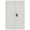 vidaXL File Cabinet Light Grey 90x40x180 cm Steel