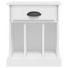 vidaXL Bedside Cabinets 2 pcs White 43x36x50 cm