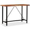 vidaXL Bar Table Solid Acacia Wood 150x70x107 cm