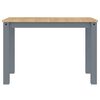 vidaXL Dining Table Panama Grey 112x60x75 cm Solid Wood Pine