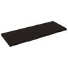 vidaXL Wall Shelf Dark Brown 160x60x(2-6) cm Treated Solid Wood Oak