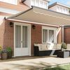 vidaXL Awning Manual Beige 500 x 300 x 165 cm Polyester and Metal