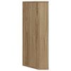 vidaXL Corner Bathroom Mirror Cabinet Oak 30x24x60 cm