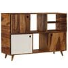 vidaXL Sideboard 118x35x70 cm Solid Acacia Wood