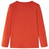 Kids' T-shirt with Long Sleeves Orange 104