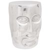 vidaXL Stool Silver Aluminium