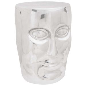 vidaXL Stool Silver Aluminium