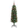 vidaXL Artificial Christmas Tree with 150 LEDs with Stand Green 150 cm