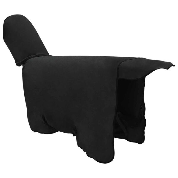 vidaXL Horse Blanket Black Polyester