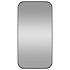 vidaXL Wall-mounted Mirror Black 30x60 cm Rectangle