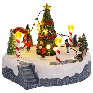 vidaXL Christmas Village Decoration Multicolour 22 x 21.5 x 17 cm