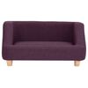 vidaXL Dog Sofa Burgundy 95x63x39 cm Linen