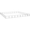 vidaXL Dog Kennel | Black | Steel | Large Outdoor Kennel | Durable | Dog Kennel