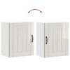 vidaXL Kitchen Wall Cabinet Lucca High Gloss White Engineered Wood