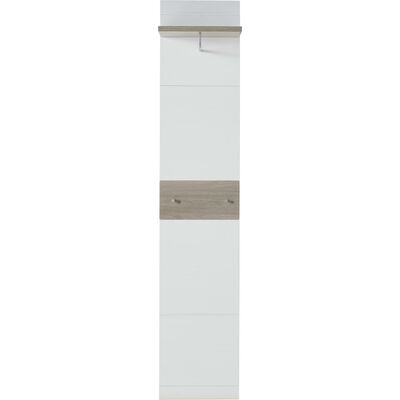 Germania Coat Rack Panel Malou 39x29.9x19.46 cm Nelson-oak and White