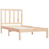 vidaXL Bed Frame without Mattress Solid Wood Pine 90x190 cm Single Single