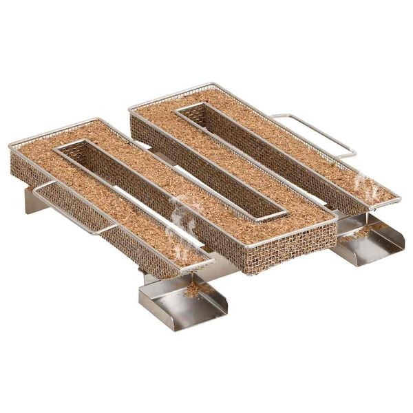 vidaXL Cold Smoke Generator 4-Side 22.5 cm Stainless Steel