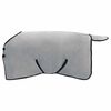 vidaXL Horse Blanket Full Light Grey and Pink 115 cm Polyester Fleece