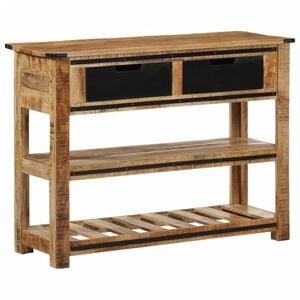 vidaXL Console Table 100x35x75 cm Solid Wood Mango