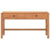 vidaXL Desk with Drawers 120x40x75 cm Solid Wood Teak