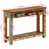 vidaXL Console Table 110x30x76 cm Solid Wood Reclaimed