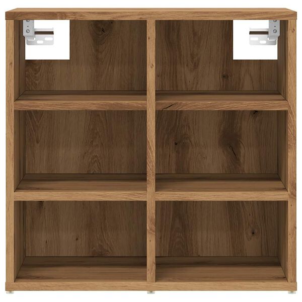 vidaXL Shoe Cabinet Artisan Oak 52x30x50 cm