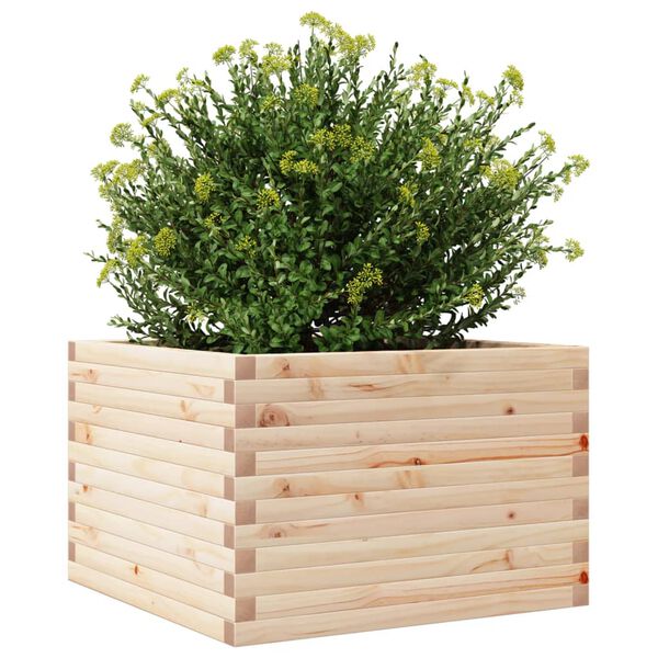 vidaXL Garden Planter 70x70x45.5 cm Solid Wood Pine