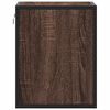 vidaXL Wall-mounted Bedside Cabinet Brown Oak 40x31x39.5 cm