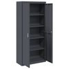 vidaXL Storage Cabinet 2 pcs Anthracite 90 x 40 x 200 cm Steel