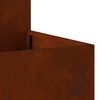 vidaXL Garden Planter Rusty 100 x 100 x 48 cm Weathering Steel