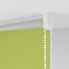 vidaXL Roller Blind Blackout Leaves Green 115x210 cm Fabric Width 110.7 cm Polyester
