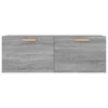 vidaXL Wall Cabinet Grey Sonoma 100x36.5x35 cm Engineered Wood
